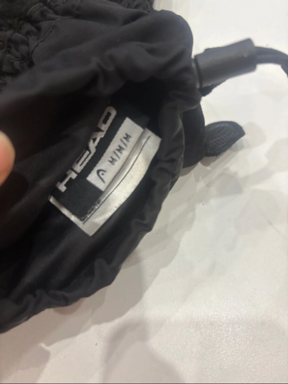 Head Black Insulated Ski Gloves with Adjustable Strap